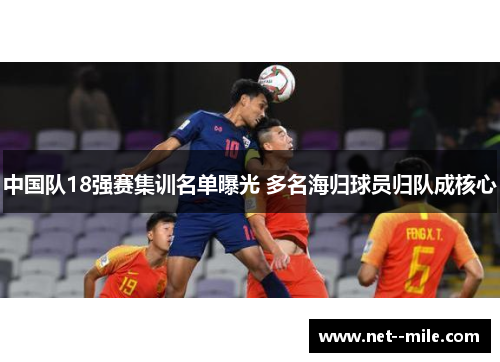 中国队18强赛集训名单曝光 多名海归球员归队成核心