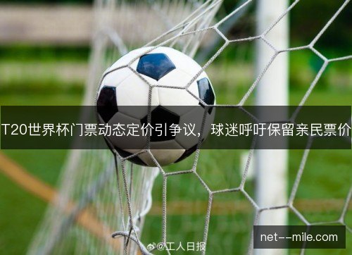 T20世界杯门票动态定价引争议，球迷呼吁保留亲民票价